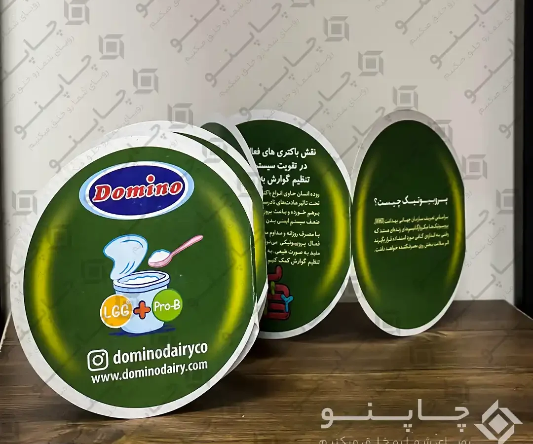 چاپ تخصصی بروشور و کاتالوگ محصولات دومینو